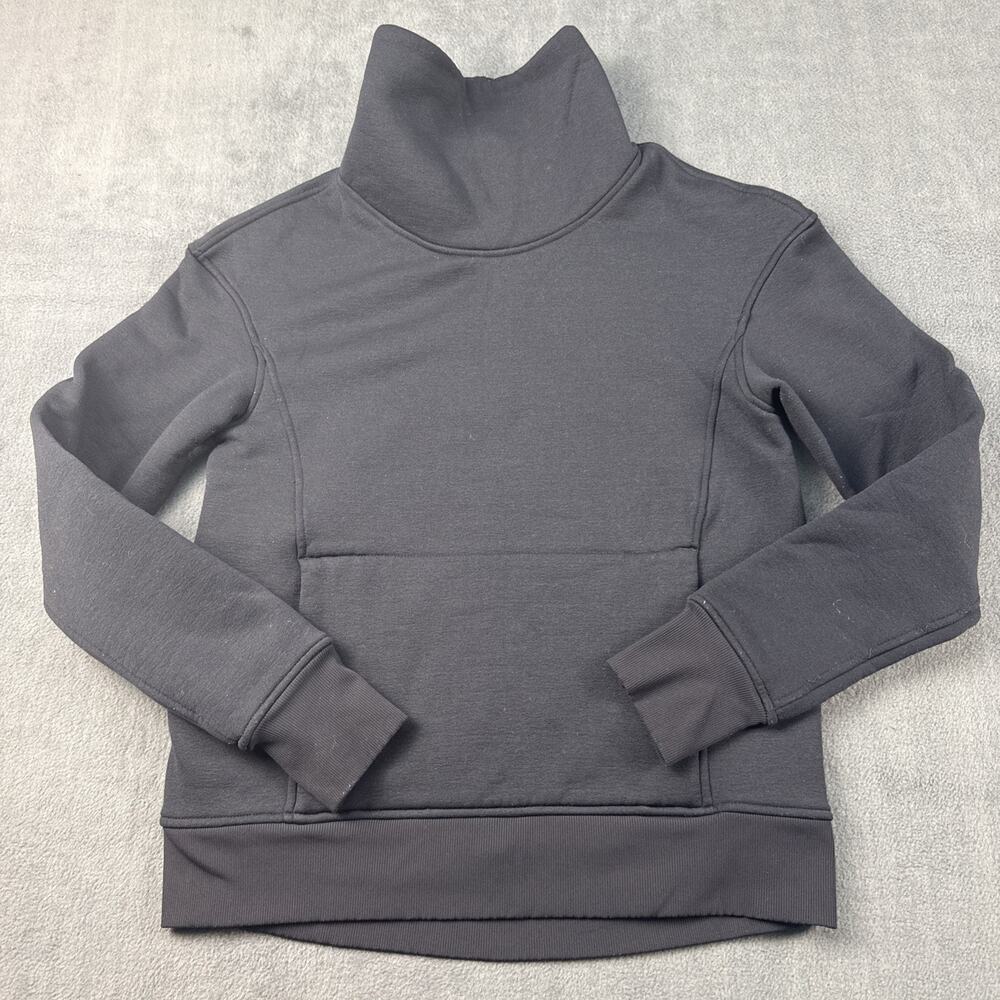 Lululemon Athletica Black Go Forward Pullover Sweater Women's Size 4